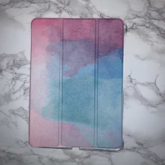 Apple iPad Pro 11” Case w/ Apple Pencil Holder - Watercolor - New, unused, FLAW - Picture 2 of 5